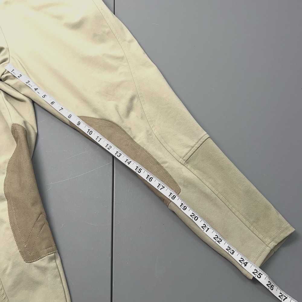 Ariat Breeches Women's 28R Beige Pro Series Equestrian Tan Riding Pants Grip - Picture 9 of 11